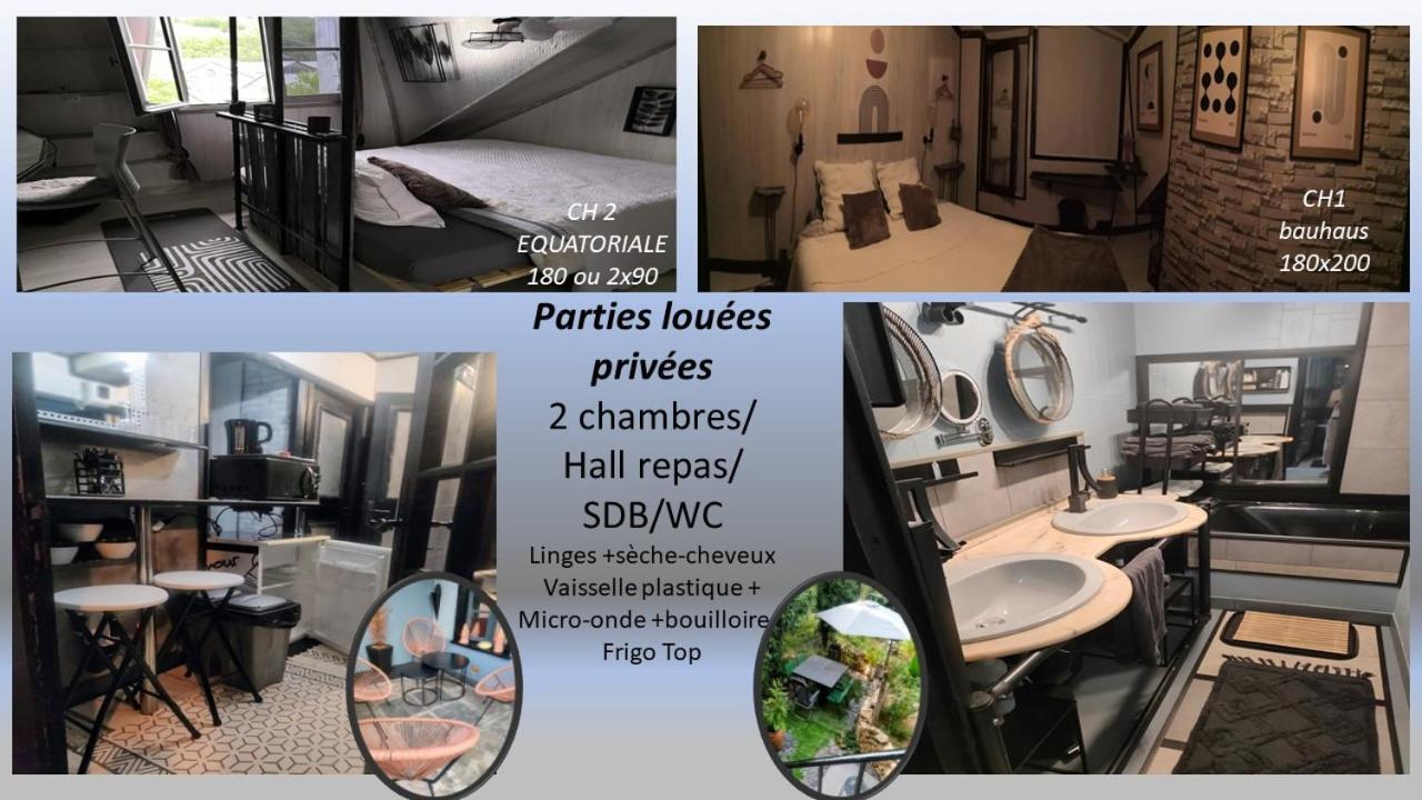 2Ch 4Pers Matelas M De Forme Kitchenette Sdb Wc Au Calme Cote Jardin Tulle Eksteriør billede